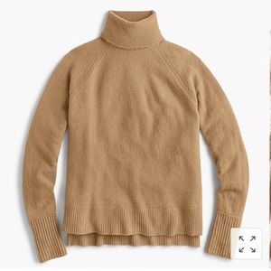 JCrew turtleneck sweater with side slits soft xxs